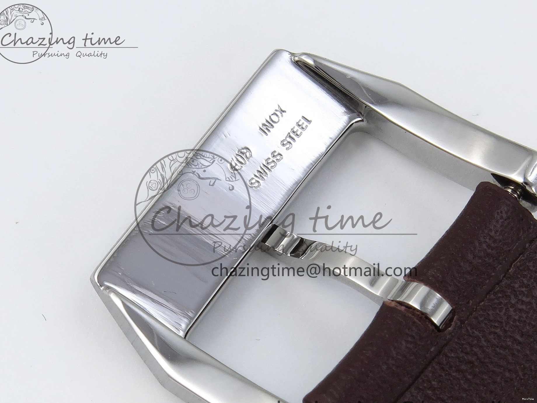 MIROTIME 0511 ZipUp Pilot Mark XX BLSF 1:1 Best Edition Green Dial on Brown Leather Strap MIYOTA 7019